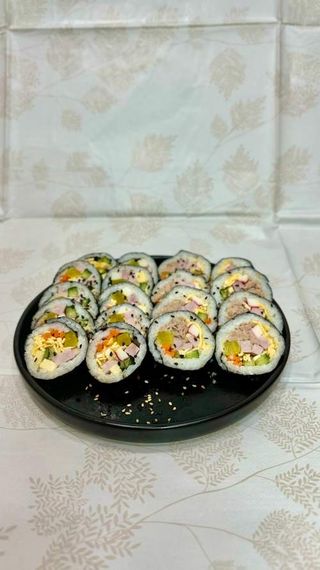 Original kimbap + tokboki