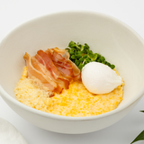 Terci de porumb cu  ou poşat