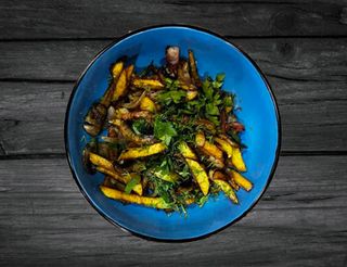 Картопля смажена з беконом