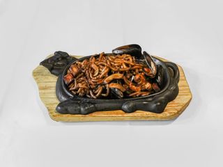 Udon con frutti di mare 