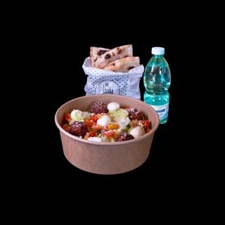 MENU POLPETTE E MOZZARELLA