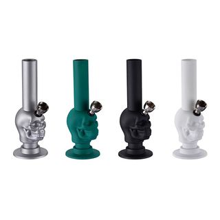Champ High Skull Plastic Bong Pequeño Colores Variados 