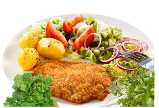 Zupa, drugie danie i surówka