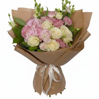 Букет"Рожевий смак ванілі"