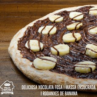 Pizza Chocobanana (Mediana)