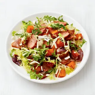 Masala Sausage served with Salad