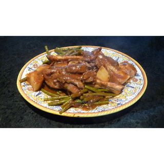 Lamb In Black Bean Sauce