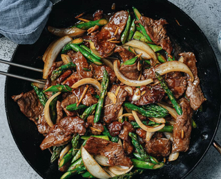 Beef & Bimi In Thai Oyster Sauce (rice included)