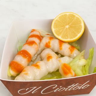 Porzione di gamberi