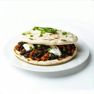 Arepa dominó