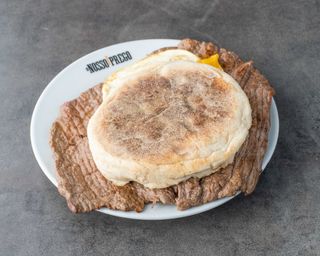 Prego Bolo De Caco Com Ovo