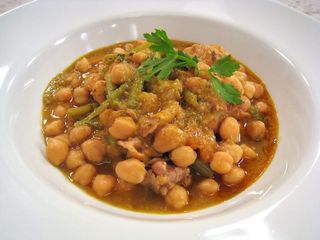 Callos con garbanzos
