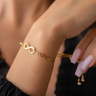 Bransoletka damska nieskończoność 