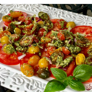 Tomate, Queijo e Pesto