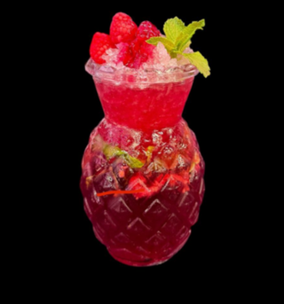 Raspberry Twist Mocktail