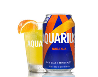Aquarius Naranja Lata 330ml