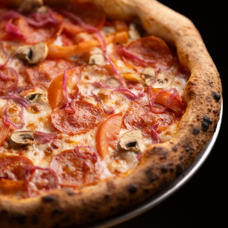 Піца з пепероні та грибами (570гр)