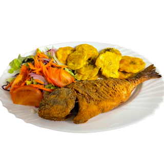 Dorada Frita Ensalada Y Patacones