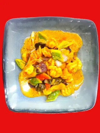 71. Gambas Al Curry Tailandés