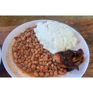 Ugali with Yellow Beans