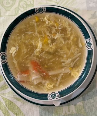 Sopa de Maíz con Cangrejo
