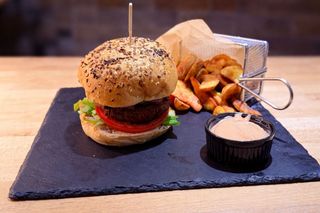 Burger vegetarian i'Ladrino