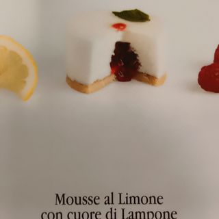 Mousse limone e lampone