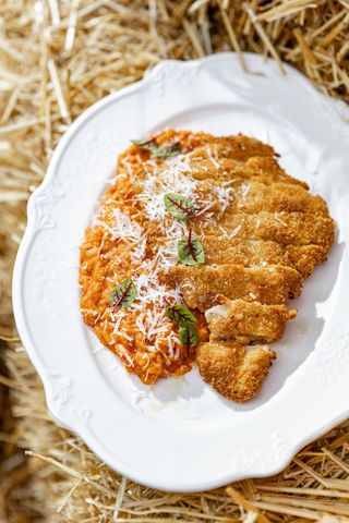 Щницель с томатными ризотто (400г)