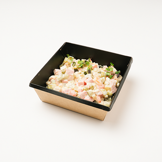 Салат "Оливье с копченой грудкой и колбасой" (0,280гр.)