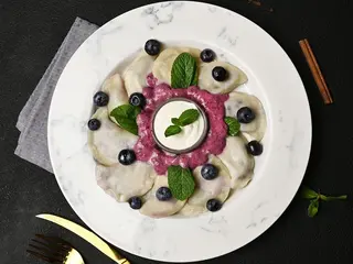 Pierogi z jagodami