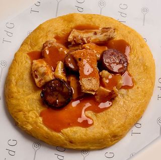 Tortilla con callos
