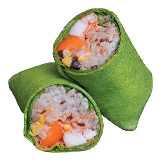 Chicken charm burrito