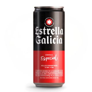 Cerveza estrella Galicia lata 