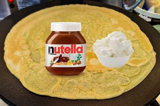 Crepes Nutella e mascarpone