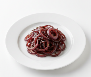 Карамелізована синя цибуля