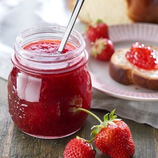Tostada mantequilla melocotón 