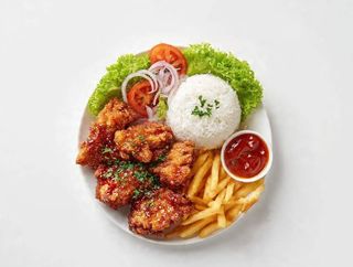 Frango Frito Crocante com Molho da Casa