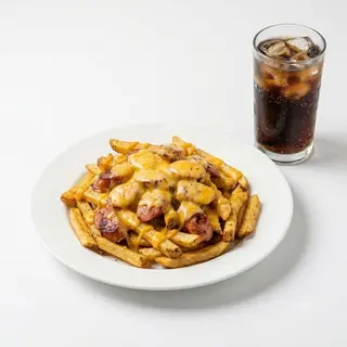Menú Salchipapa Con Queso