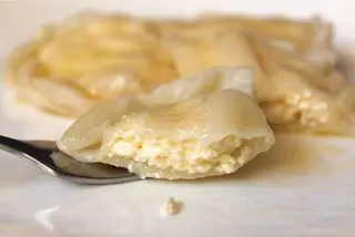 Pierogi z serem na slono