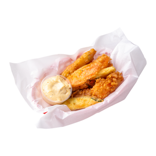 Warzywa w tempurze aioli