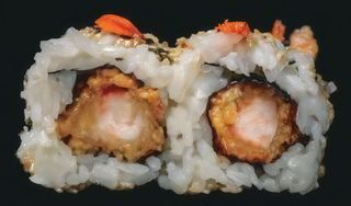 176. Uramaki De Langostino Tempura Roll (8 Pzs.)