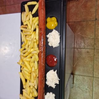 Salchicha medio metro