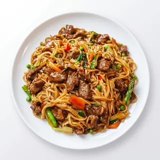 Beef Fried Spaghetti