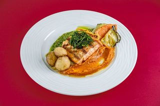 ორაგულის სტეიკი გრილზე