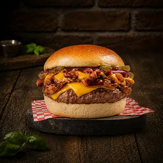 Burger Cheddar Pulled
