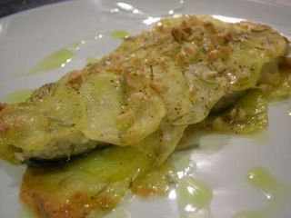 Orata in crosta di patate