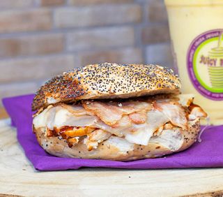 Bagel chicken BBQ 