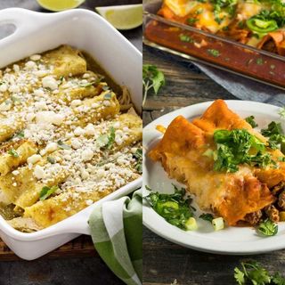 Enchilada vegetariana /Vegetable 
