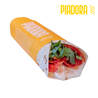 Spianata piccante, stracchino e rucola