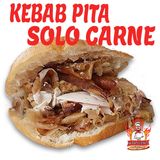 Pita kebab solo carne 